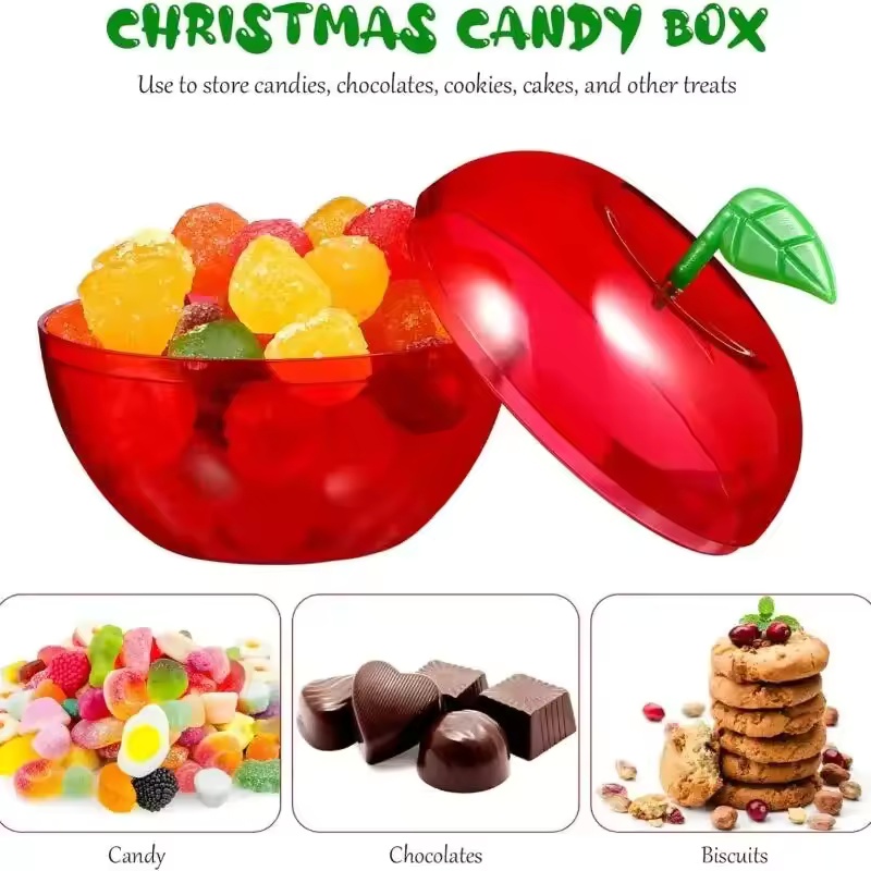 5/10pcs Apple Containers Snow  - огляд і ціна Event Party Box