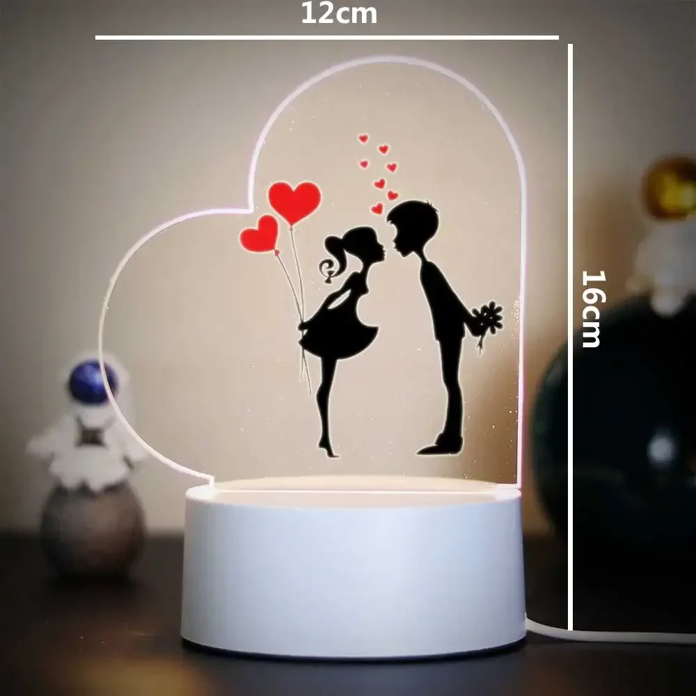 Heart Acrylic 3D Night Light K - огляд і ціна Led Balloon Light