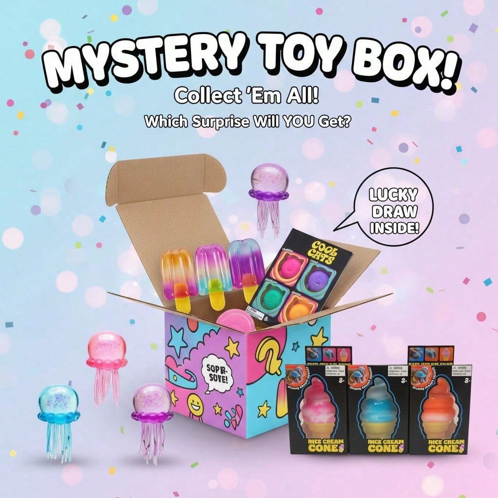 100+ Pieces Assorted Squishy F - огляд і ціна Event Party Box