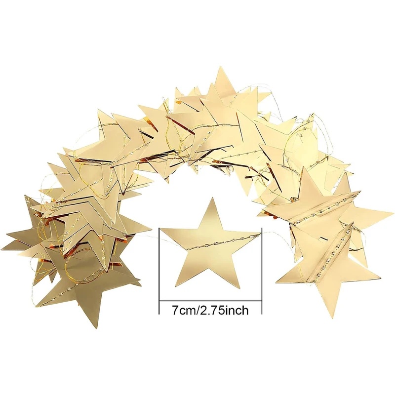 Gold Glitter Star Garland Bann - огляд і ціна Party Banner Gold