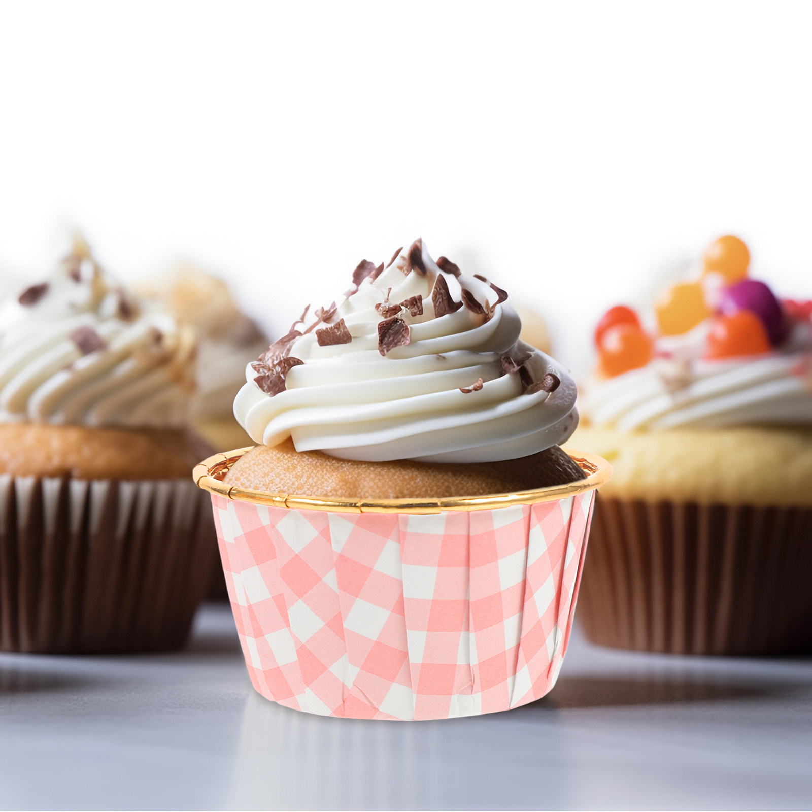 50Pcs Aluminium Foil Cupcake L - огляд і ціна Plastic Cup 50Pcs