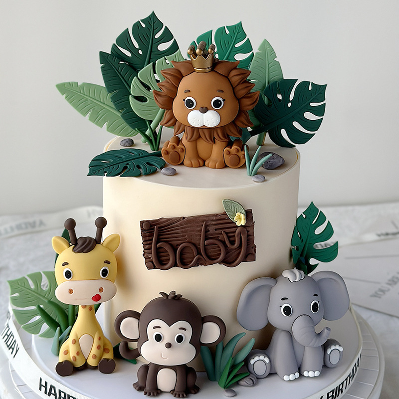 New Forest Jungle Animals Cake - огляд і ціна Event Supplies