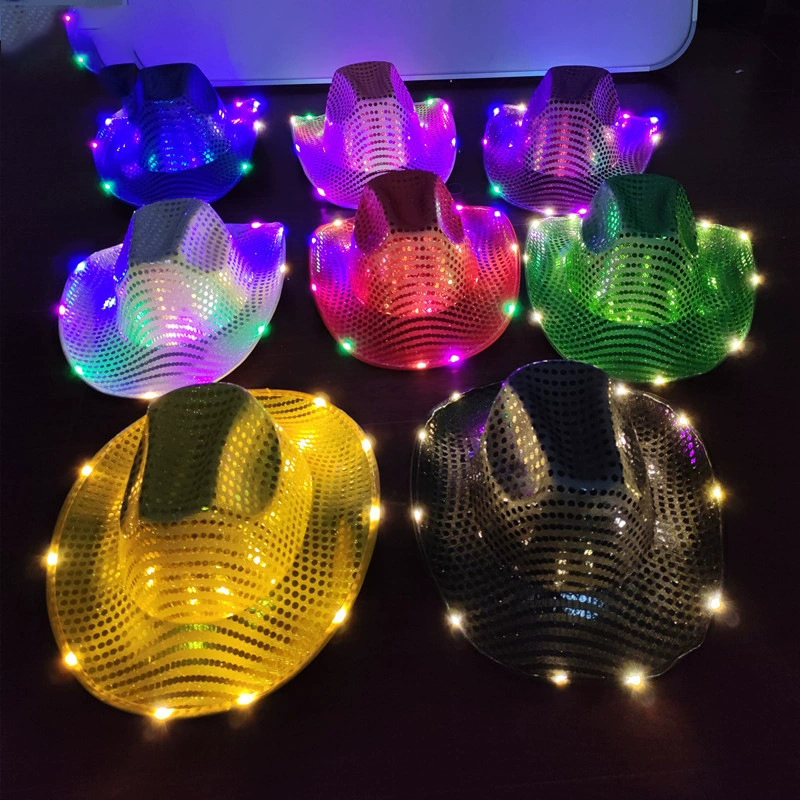 Blinky LED Light Cowboy Cowgir - огляд і ціна Party Hat Cone