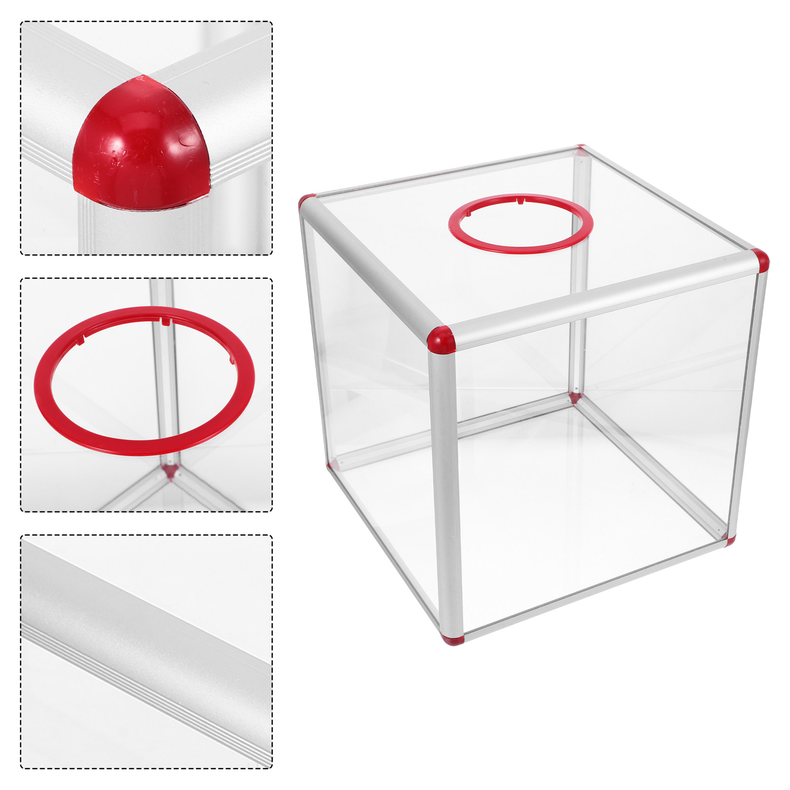 Large Clear Acrylic Raffle Box - огляд і ціна Event Party Box