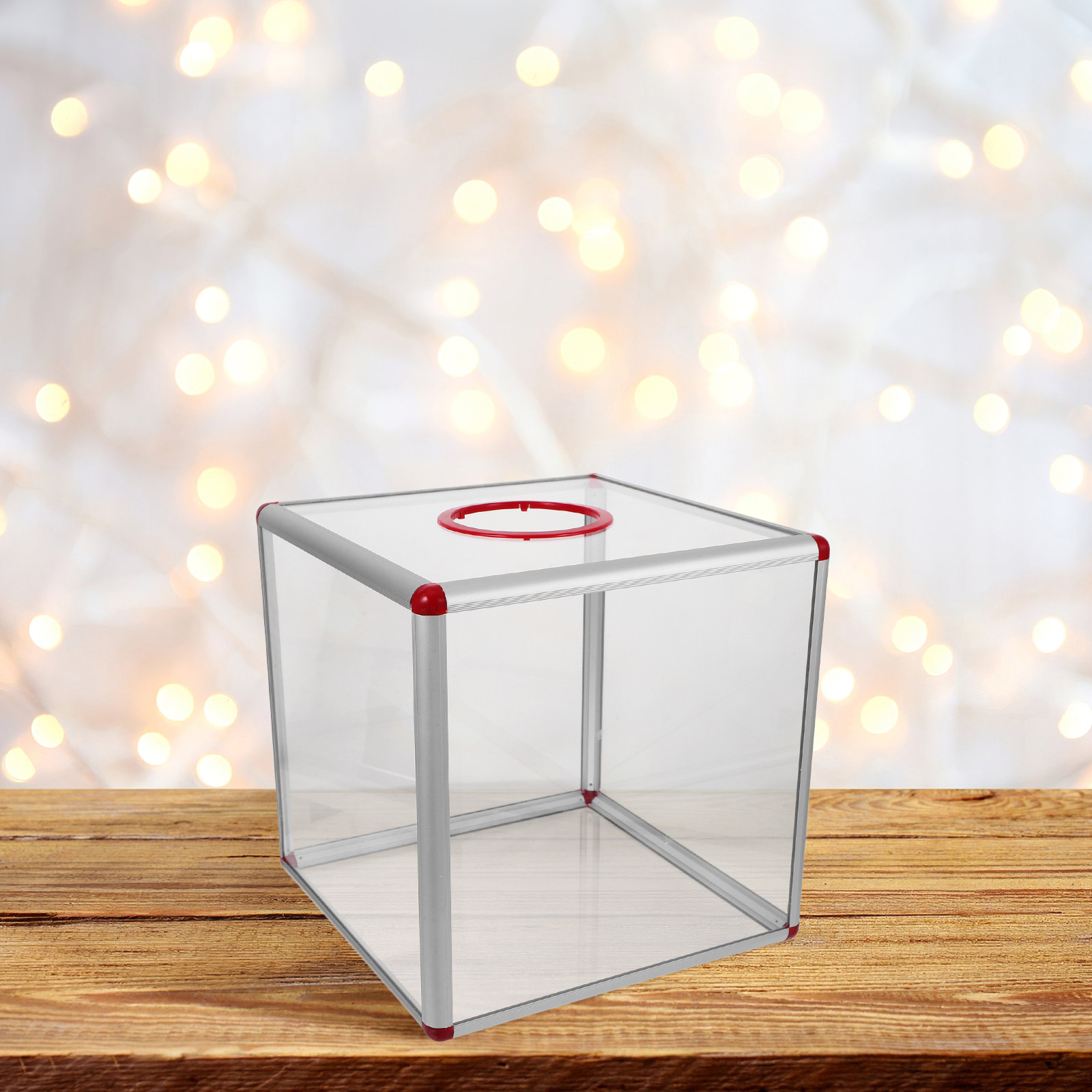 Large Clear Acrylic Raffle Box - огляд і ціна Event Party Box