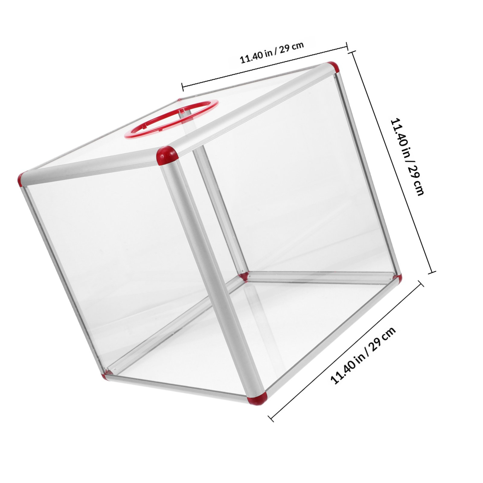 Large Clear Acrylic Raffle Box - огляд і ціна Event Party Box