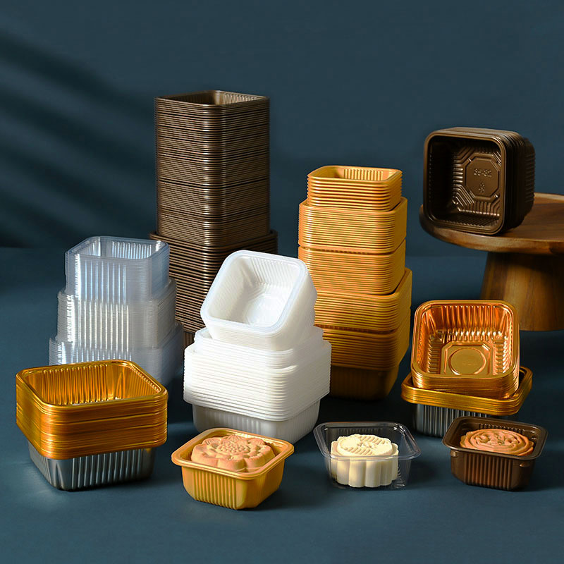 100pcs Mooncake Plastic Tray P - огляд і ціна Event Party Box