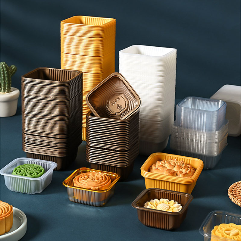 100pcs Mooncake Plastic Tray P - огляд і ціна Event Party Box
