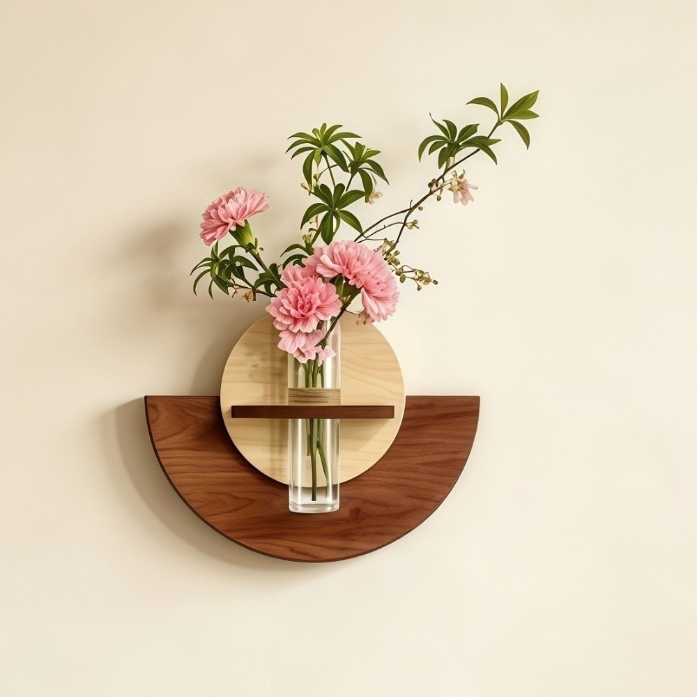 Oval Wood Wall Mount Flower Sh - огляд і ціна Flower Wall Panel