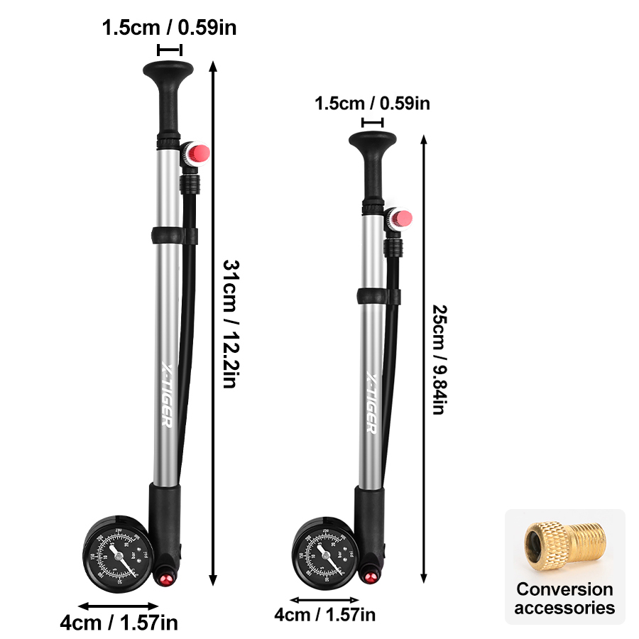 X-TIGER 300PSI Bicycle Pump T- - огляд і ціна Balloon Pump Hand