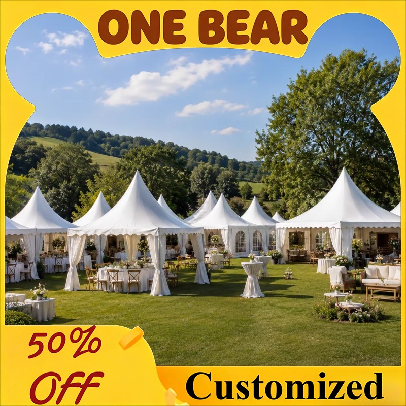 Customizable White Pagoda Tent - огляд і ціна Event & Party Supply Photos