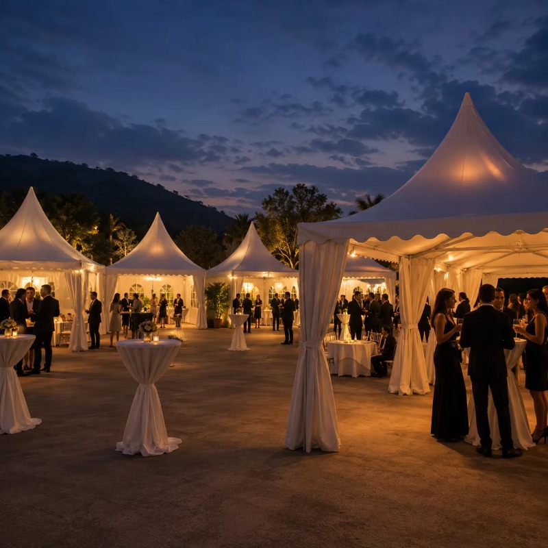 Customizable White Pagoda Tent - огляд і ціна Event & Party Supply Photos